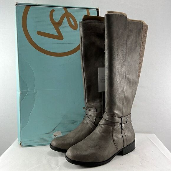Life Stride X-Trovert Riding Boot Heather Grey size 7 M - Picture 1 of 7